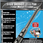 Blue Demon Dab Pen – Filler Metal Feeder #BDWADABPEN in packaging
